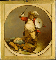 Falstaff with the Body of Hotspur by Anonymous