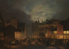 Festival on the Butter market by evening