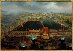 Fête de la Constitution sur la place de la Concorde, le 12 novembre 1848 by Anonymous