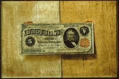 Five Dollar Bill by Victor Dubreuil