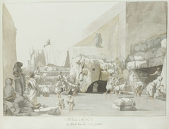 Fontein Arethuse met bron by Louis Ducros