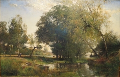 French Landscape by Alfred Wahlberg