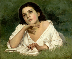 Girl with a Book by José Ferraz de Almeida Júnior
