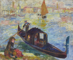 Gondole, Venise by Auguste Renoir