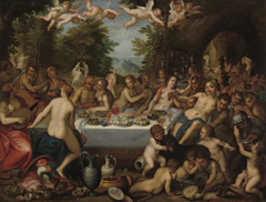 Göttermahl – Hochzeit von Bacchus und Ariadne (Kopie nach) by Hendrick van Balen the Elder