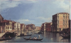 Grand Canal looking East from Palazzo Bembo to Palazzo Vendramin-Calergi by Canaletto