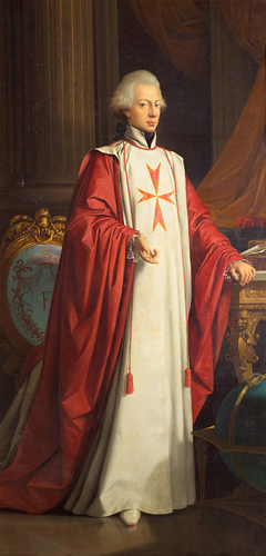 Grand Duke Ferdinand III of Tuscany (1769-1824) in the regalia of the Tuscan Order of St. Stephen by Josef Geyling