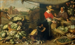 Greengrocery Stall by Frans Snyders