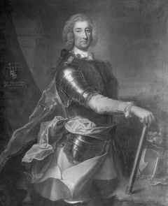 Hans von Fersen (1683-1736), count, general lieutenant, president of Svea Court of Appeal, married to Eleonora Margareta Wachtmeister by Georg Engelhard Schröder