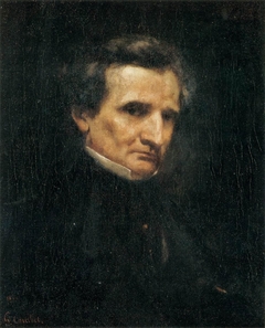Hector Berlioz by Gustave Courbet
