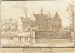 Het Huis Lips of Wijngaarden by Abraham de Haen II