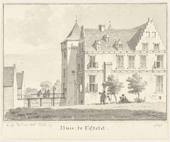 Het Huis te Echteld by Cornelis Pronk