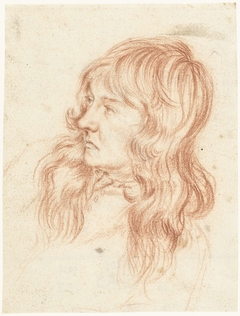 Hoofd van een jongeman, naar links by Gerard ter Borch II