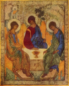 Hospitality of Abraham by Andrei Rublev