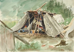 Indian Camp, Alaska by Theodore J Richardson