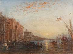 Inondation à Venise by Félix Ziem
