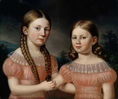 Jacobina and Helena Simelius by Johan Erik Lindh