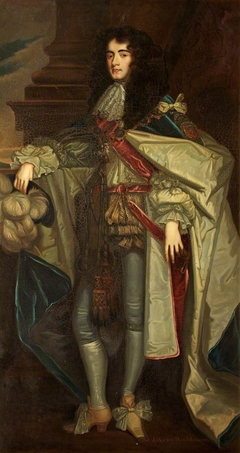 James Scott, Duke of Monmouth (1649-1685), in Garter Robes by After Sir Peter Lely