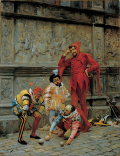 Jesters Playing “Cochonnet” by Eduardo Zamacois y Zabala
