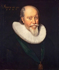 John Erskine, 2nd Earl of Mar, c 1562 . 1634. Lord High Treasurer of Scotland by Adam de Colone
