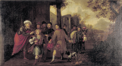 Joseph sold by his brothers by Hendrik Carré