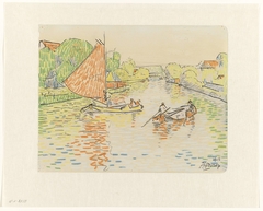 Kanaal bij Veere by Jan Toorop