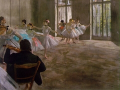 L’école de danse. La répétition by Edgar Degas