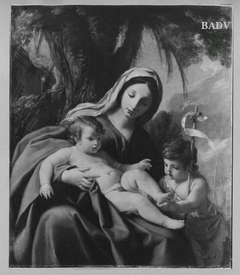 La Vierge, l'Enfant Jésus et Jean-Baptiste enfant by Simon Vouet