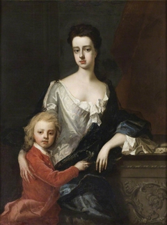Lady Mary Robartes (d.1741) with her son Henry, later 3rd Earl of Radnor (c.1695-1741) by Michael Dahl