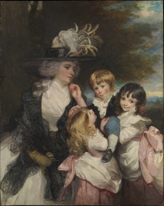 Lady Smith (Charlotte Delaval) and Her Children (George Henry, Louisa, and Charlotte) by Joshua Reynolds