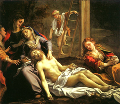 Lamentation over the Dead Christ by Antonio da Correggio