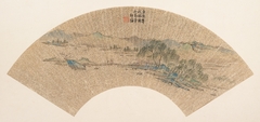 Landscape After Wen Zhengming by Shao Mi