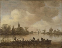 Landscape with a Canal by Jan van Goyen