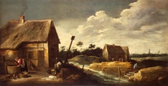 Landscape with a Maid at the Well by David Teniers the Younger
