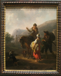 Landscape with Travelers by Nicolas-Antoine Taunay