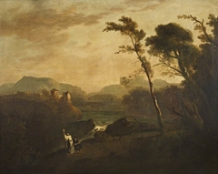 Landscape with Two Monks