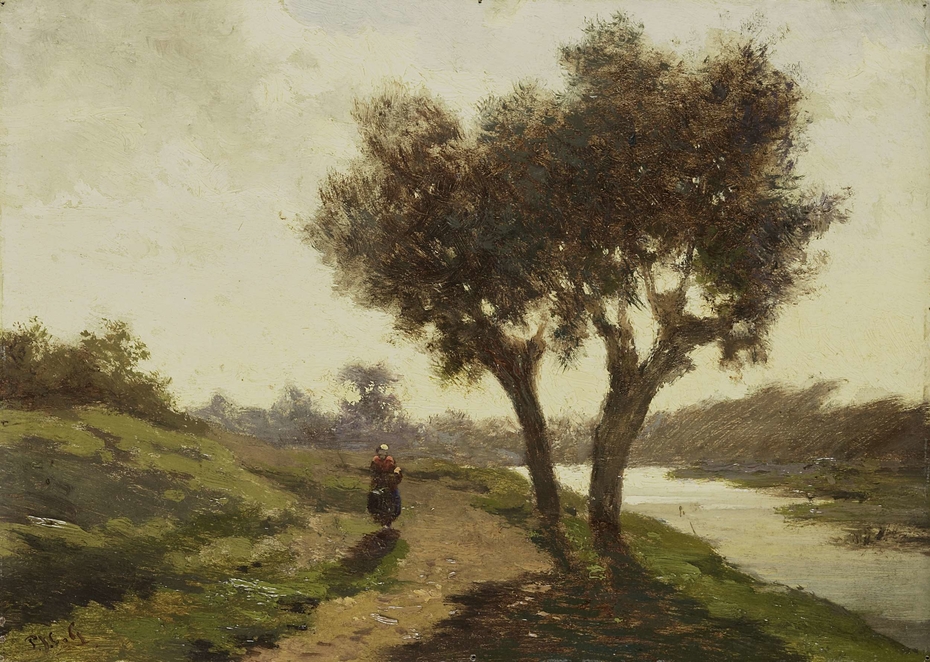 Landscape with two Trees