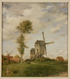 Landscape with Windmill by Jean-Charles Cazin