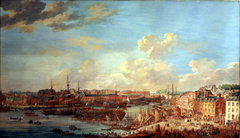 Le Port de Brest, une prise de la mâture by Louis-Nicolas Van Blarenberghe
