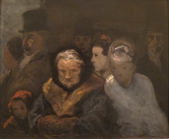 Leaving the Theater by Honoré Daumier