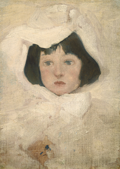 Little Girl in White by Anonymous