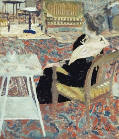 Madame Arthur Fontaine in a Pink Shawl by Édouard Vuillard