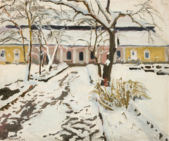 Manor-House at Modlnica in Winter