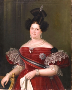 María Cristina de Borbón by Luis de la Cruz