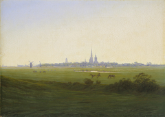 Meadows near Greifswald by Caspar David Friedrich