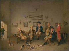 Members of the Carrow Abbey Hunt by Philip Reinagle the younger