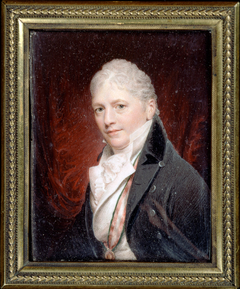 Miniature portrait of Sir Peter Francis Bourgeois (after Beechey) by Anonymous