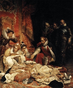 Mort d'Elisabeth, reine d'Angleterre, en 1603 by Paul Delaroche