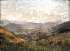 Mountain Landscape by Anton Dieffenbach