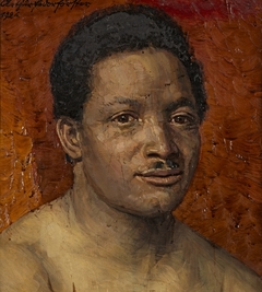 Negerportrait by Arthur Fedor Förster